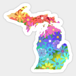 BIG Flowers Michigan | LGBTQ | Pride | Cherie's Art(c)2021 Sticker